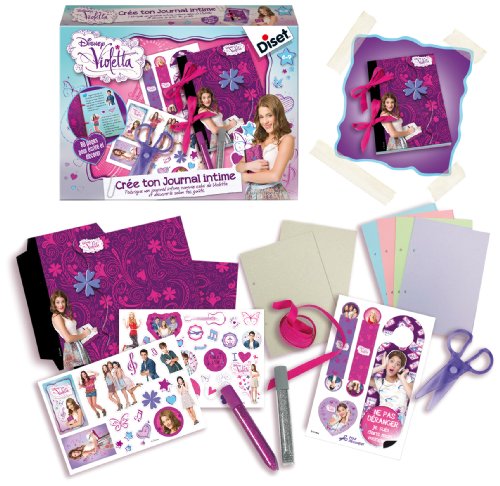 Diset - 46572 - Loisirs Créatifs - Cree Ton Journal Intime Violetta-...