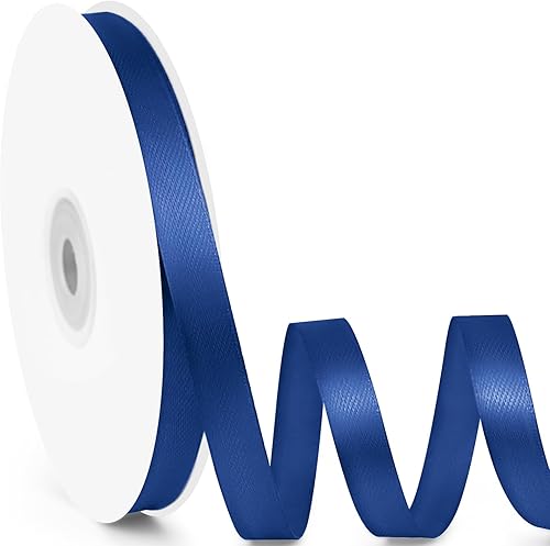 Miniatura 74 de Cinta de satén de 5/8" x 100 yardas - Cinta de seda naranja otoñal con carrete - Ideal para envolver regalos, ramos florales, manualidades