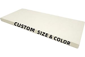Custom Sized RV Seat Cushion Replacement for Bay Window Bench, Porch Swing,...