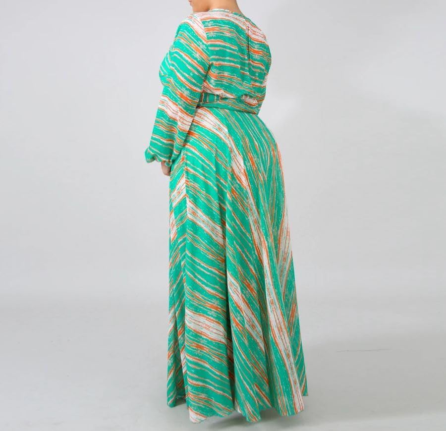 Robe longue grande taille fluide pour sublimer les silhouettes amples - 5