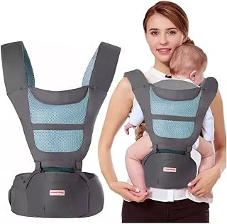 Canguru Ergonômico 6x1 Cinza, Importway, multi-colored, Tamanho único