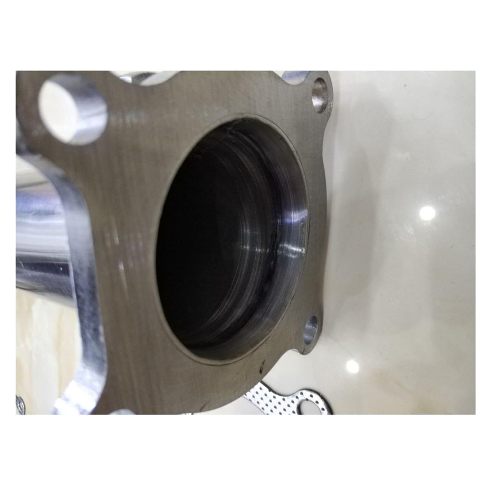 Xuanqingyi Store Downpipe kompatybilny z A4 A5 Q5 kompatybilny z QUATTRO 2.0T B8 MLP 09-12 RACING EXHAUST DOWNPIPE 7.6 cm