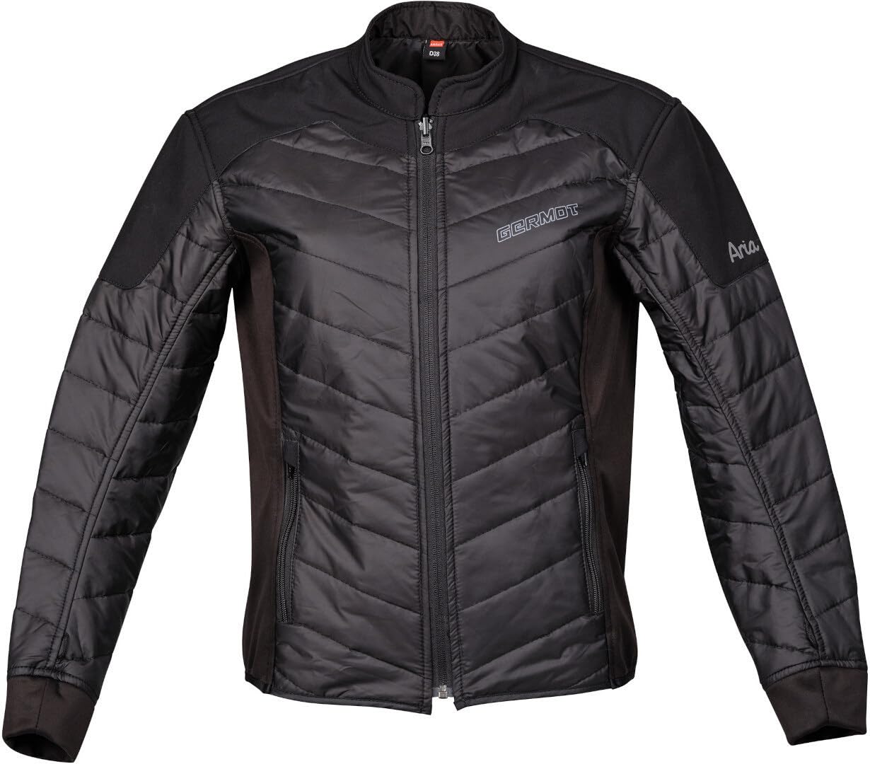 Germot Motorrad Textiljacke Aria Damen (schwarz/weiß-rot), 38D
