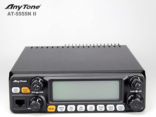 Miniatura 6 de AnyTone AT-5555N II - Transceptor móvil actualizado de 32.8 ft con reducción de ruido de radio de alta potencia 60W AM PEP/50W FM/SSB 60W (PEP) con