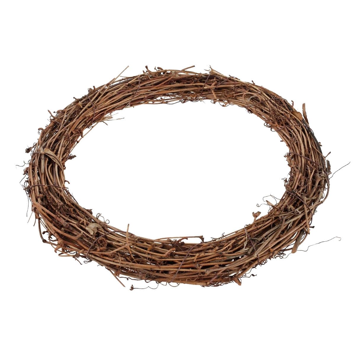 DaneGPT Plastic Rattan Wicker, 5.91in Natural Rattan Garland Hanging Vine Wreath for Wedding Party Door Wall DIY Decor