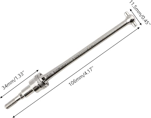 Miniatura 4 de GDOOL XLF-JSCD - Juego de accesorios de repuesto para ejes CVD delanteros para camiones de coche X07 X08 cepillado X07 X08 RC 110