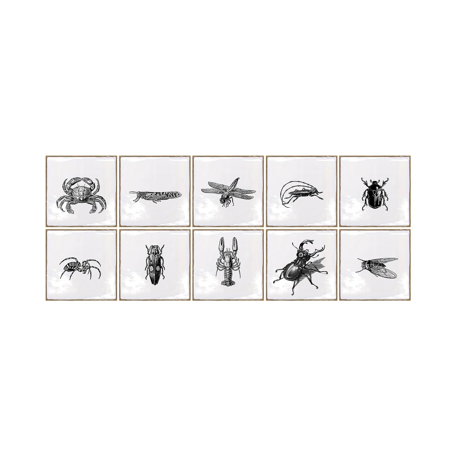 10PCS Wall Sticker Kitchen Bathroom Wallpaper