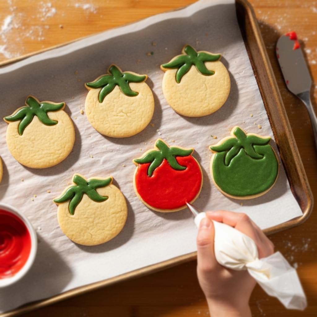Amazon | BAKERLOGY トマト クッキー型 | 焼き菓子やクラフトに使える