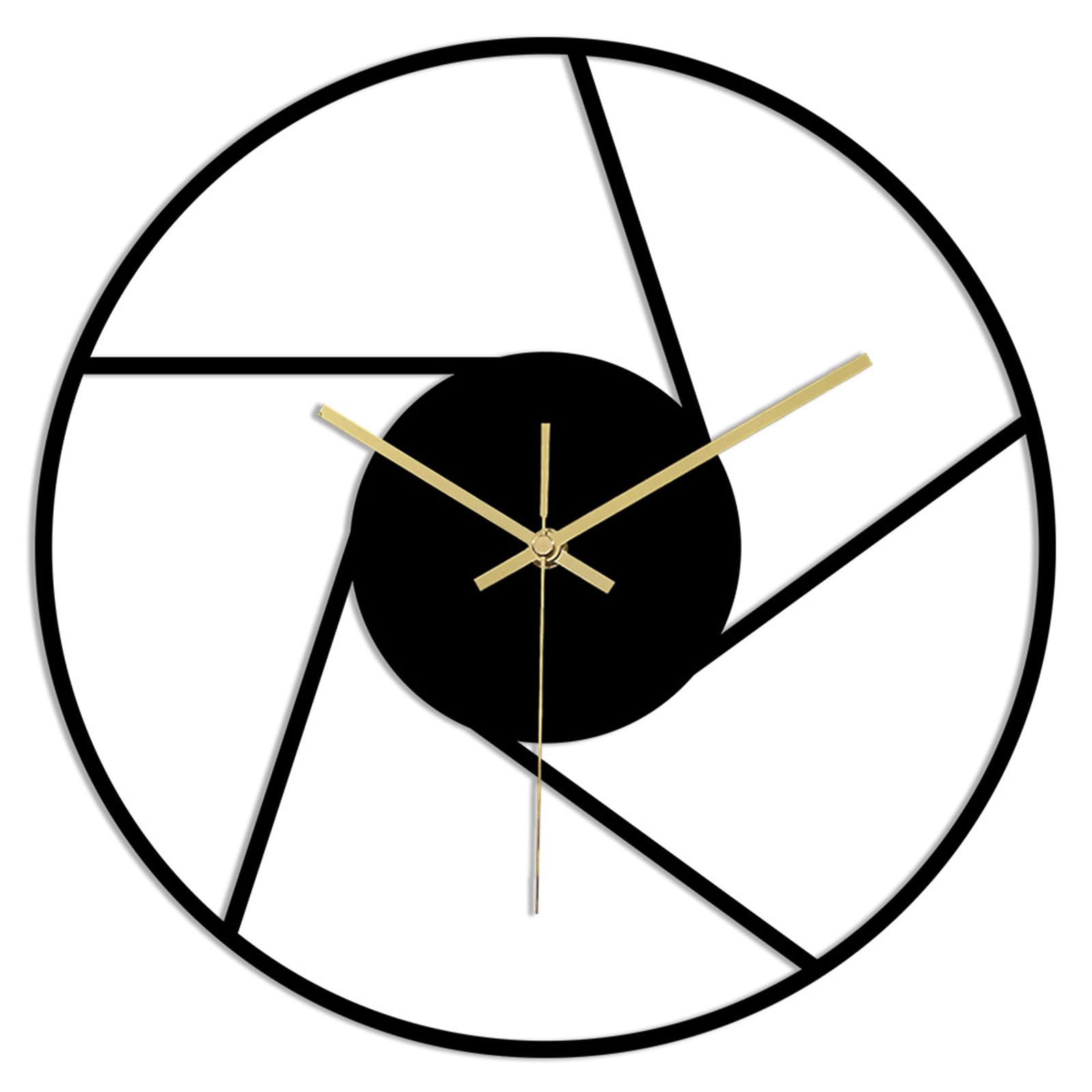 Tsophreniq Accurate Timekeeping Wall Clock Not Ticking Battery Operated Wall Clock Minimalistic for Kitchen Offices