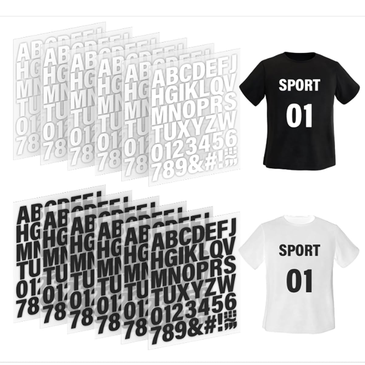 216 スマイリー 英字 アイロンプリントシート print-rin_ks8