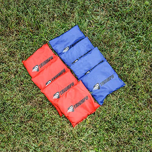 Triumph Patriotic Classic 2X3 Cornhole Set - Includes 2 Patriotic Boards, 8 All-Weather Cornhole Bags #TOP2