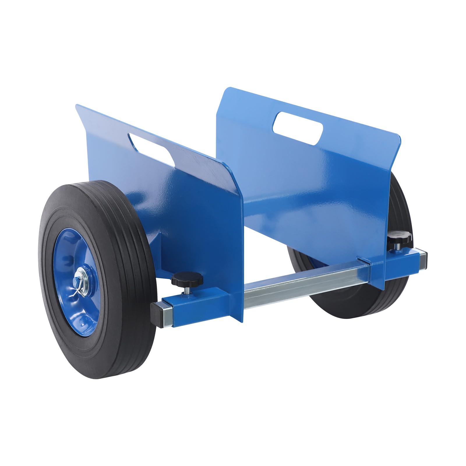 Carrello per piastre fino a 490 kg, carrello regolabile con 2 ruote in gomma piena, rullo per pannelli pesanti per cartongesso, pannelli di legno, porte, vetro e lamiere metalliche