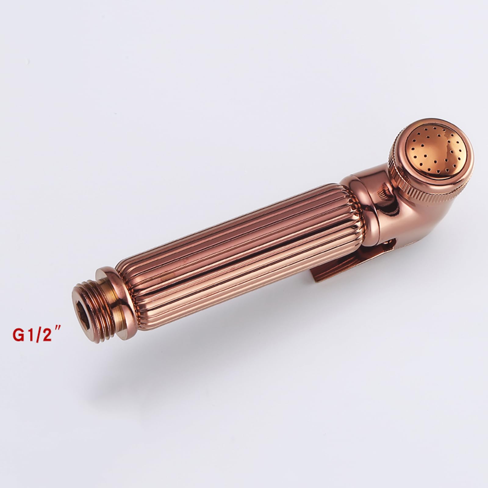 Soffione doccia bidet in acciaio inox G1/2, spray per l'igiene intima per la pulizia del bagno, doccetta per bidet portatile oro rosa per la cura personale e l'igiene