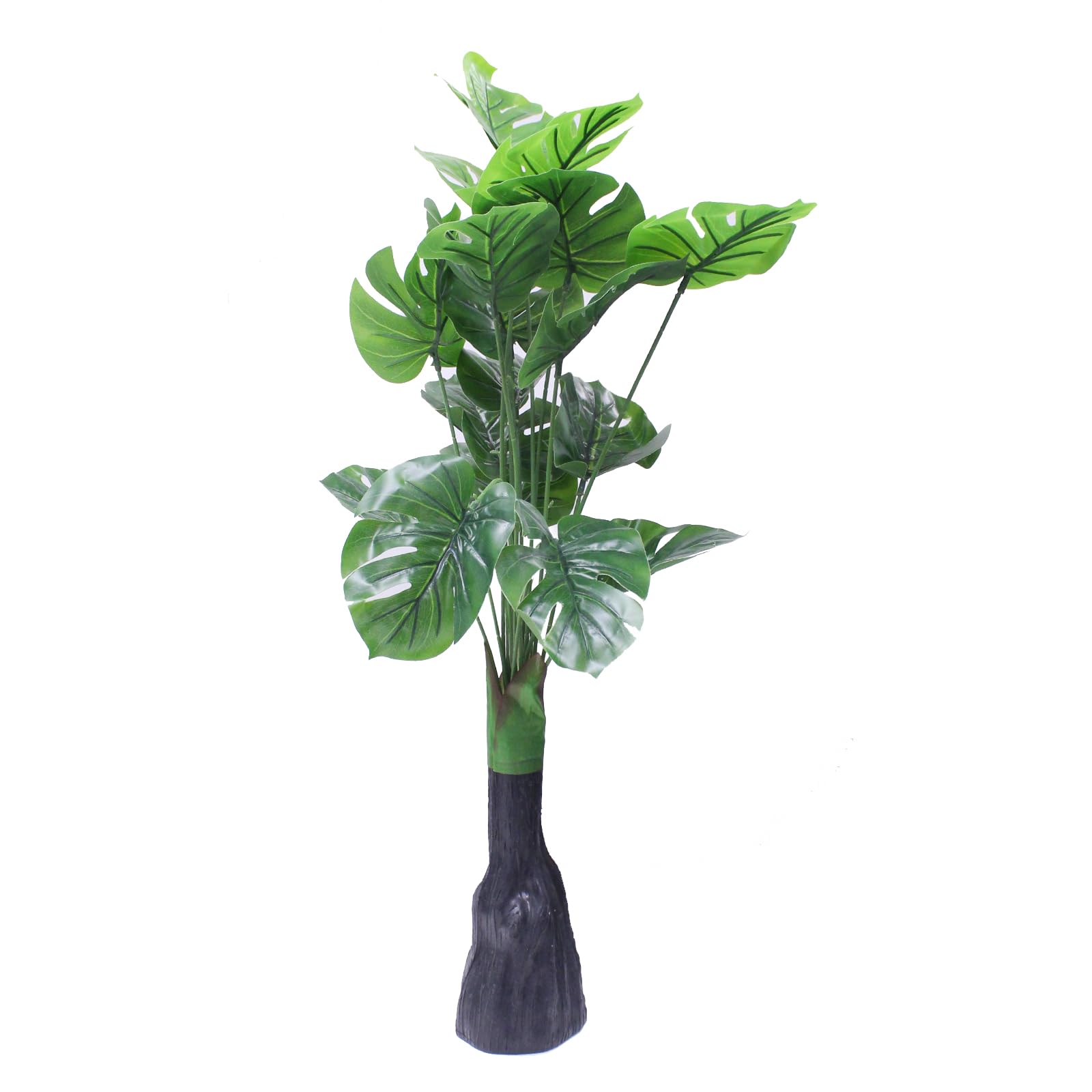 Monstera Plant Decor - 3ft Faux Indoor Plant -4 Monstera Plant Decor - 3ft Faux Indoor Plant -4