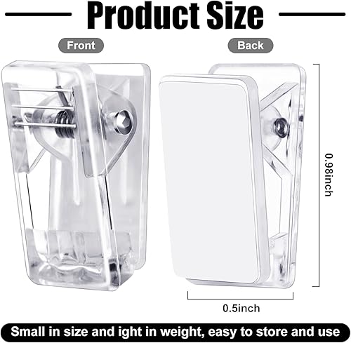 Miniatura 3 de Clips autoadhesivos para colgar en la pared, 40 clips de pared adhesivos para colgar y organizar fácilmente, ideal para encuadernar papeles y