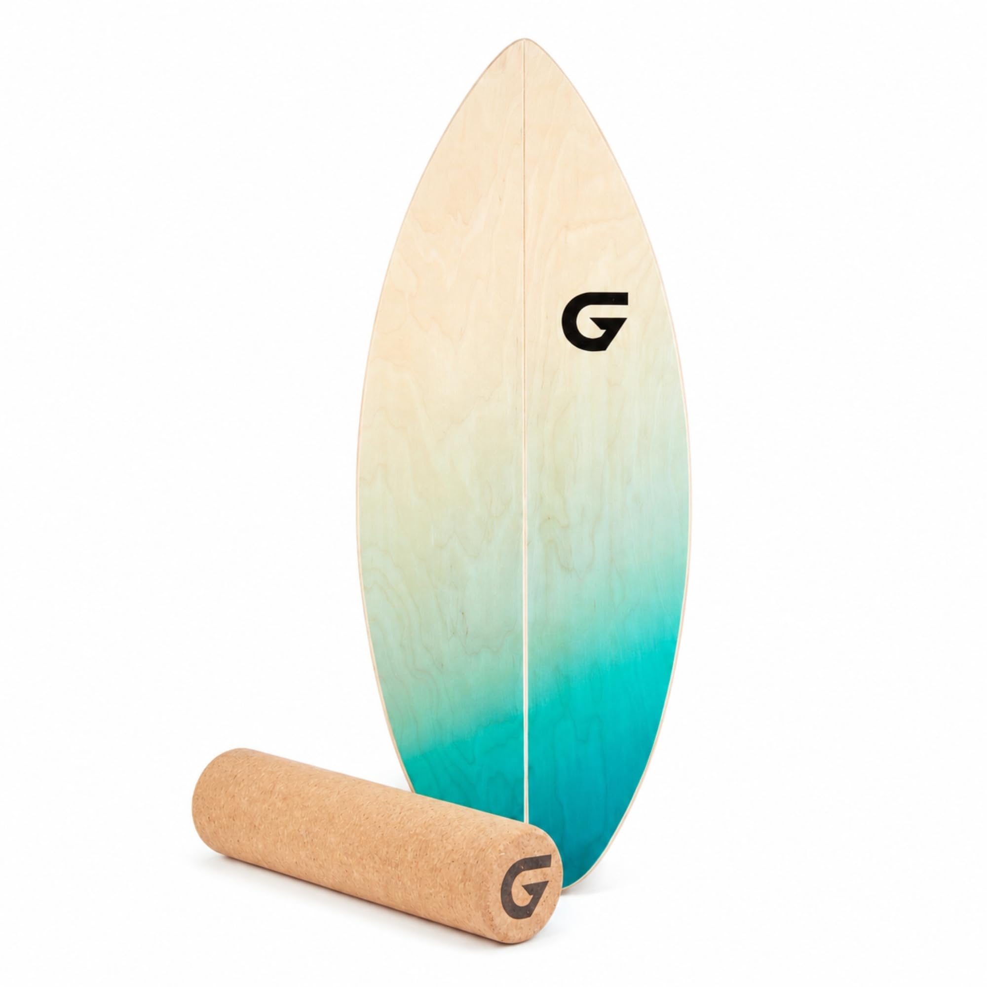 Glory Boards® Balance Board – Handmade - 100% Birkenholz - Inklusive Korkrolle - Optimal für Gleichgewichts- & Krafttraining, Für Einsteiger & Fortgeschrittene, Indoor & Outdoor – Erwachsene & Kinder