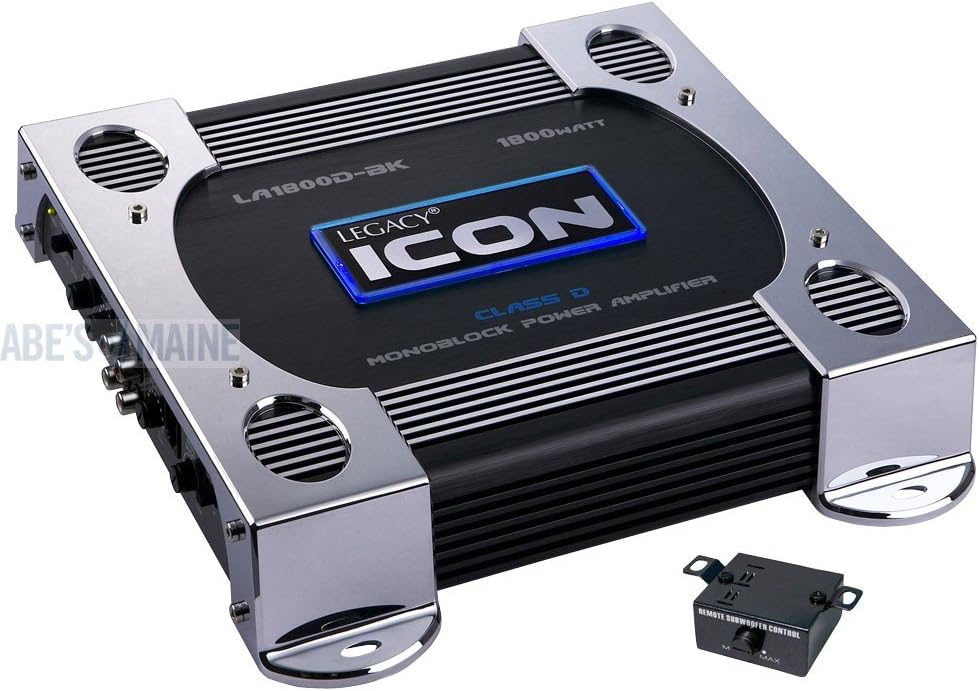 Legacy LA1800DBK 1800 Watt Mono-Block Class-D Amplifier (Black)