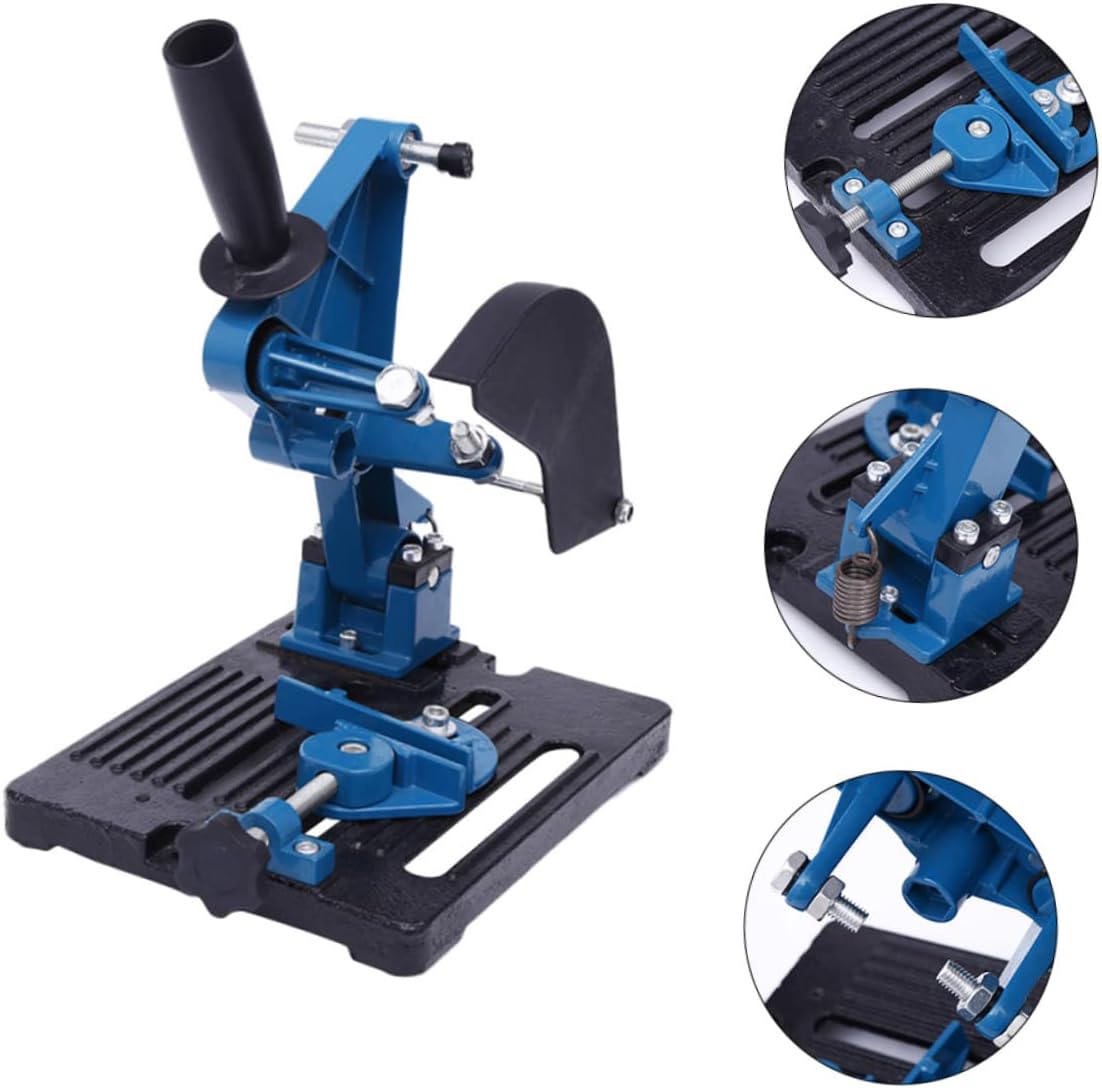 Mipcase Angle Grinder Stand Adjustable Base Multifunctional Cutting Machine Holder for Precision Work Sturdy Angle Bracket for Woodworking and Metal Cutting
