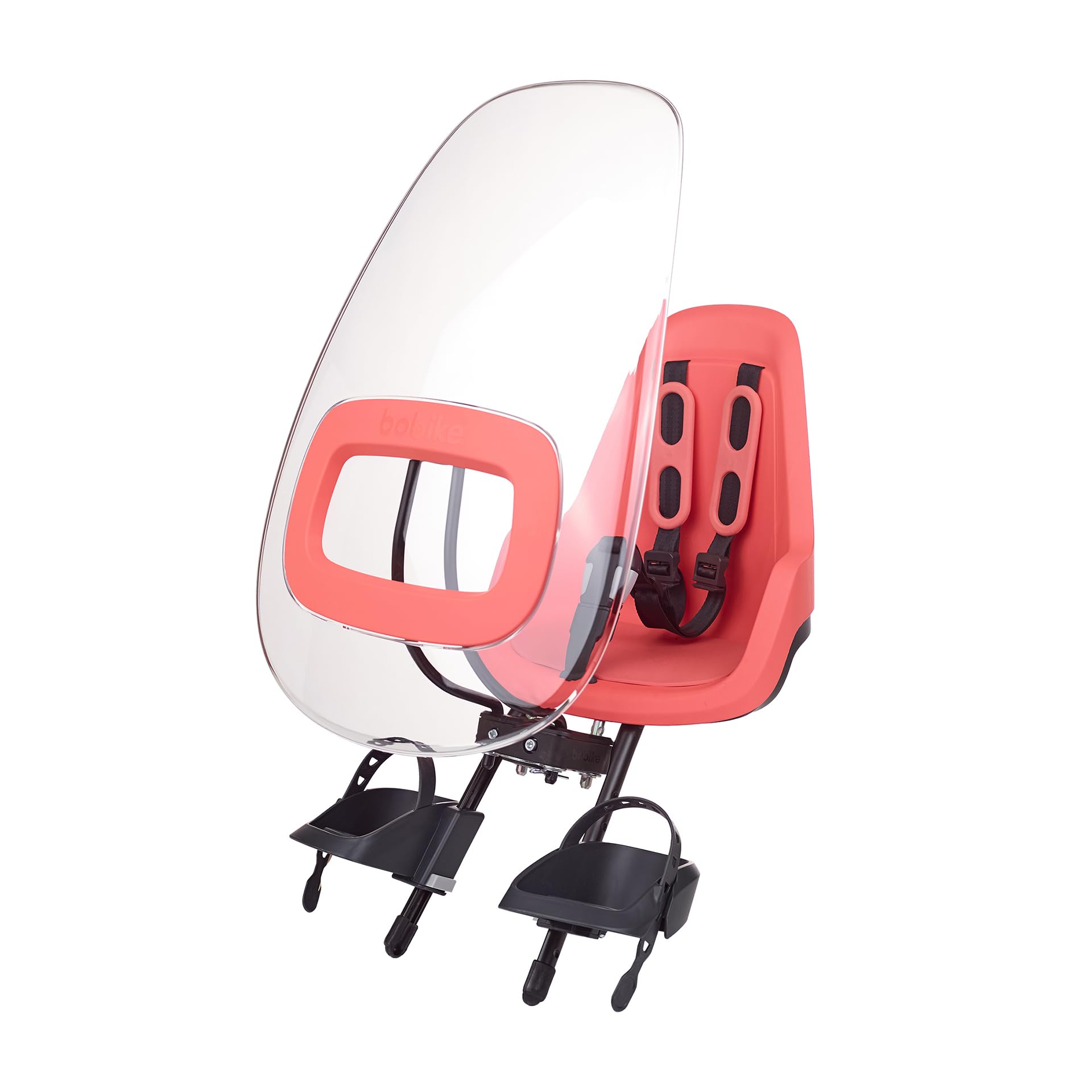 BOBIKE 8015500013 – Pare-Brise One+ Compatible avec Votre siège Avant Bobike One Mini pour vélos de Couleur Flamingo