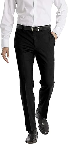 Calvin Klein Men's Modern Fit Dress Pants, 36W x 60L, Black