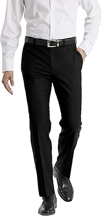 Calvin Klein Mens Modern Fit Dress Pants | Suit Pants for Men | Performance Stretch Fabric, Flat Front, Ready-to-Wear