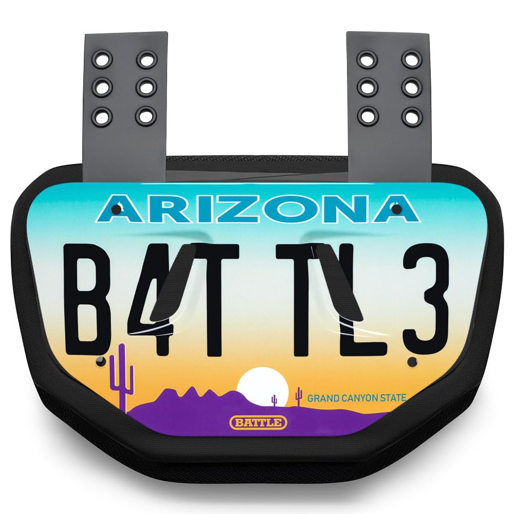 Battle Sports License Plate Back