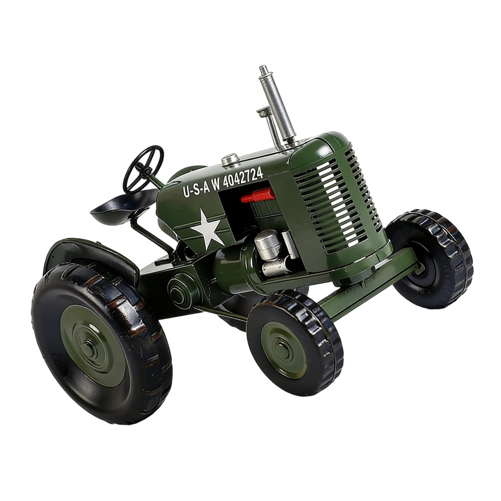 Modellino di rimorchio in metallo, auto d'epoca, veicolo da collezione, decorazione fatta a mano, modelli di auto classiche per la casa
