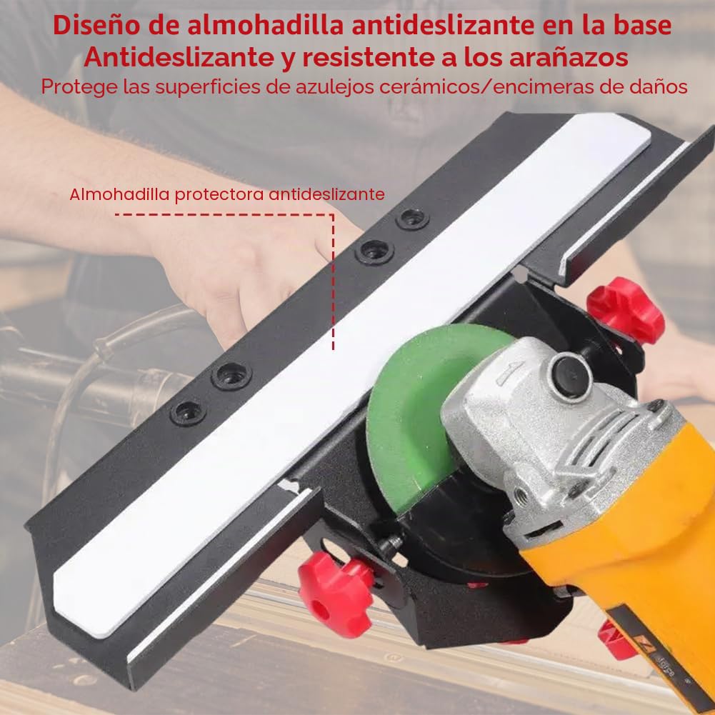Cortador de ingletes para azulejos, cortador de 45 grados, para 115/125 mm