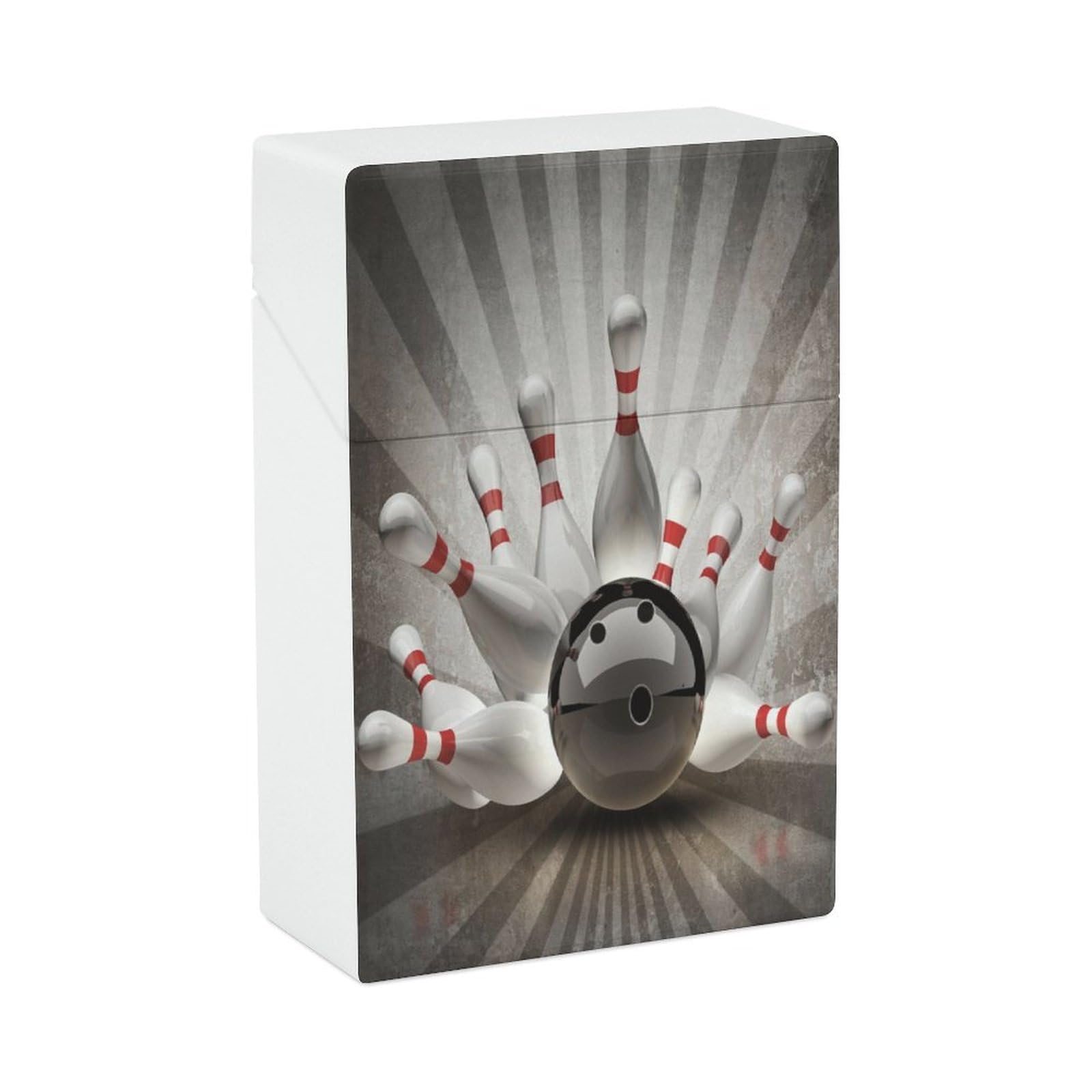 Vintage Bowling Ball Cigarette Case Box Flip Open Waterproof Cigarette  Holder Box for Men and Women : Amazon.ca: Health & Personal Care