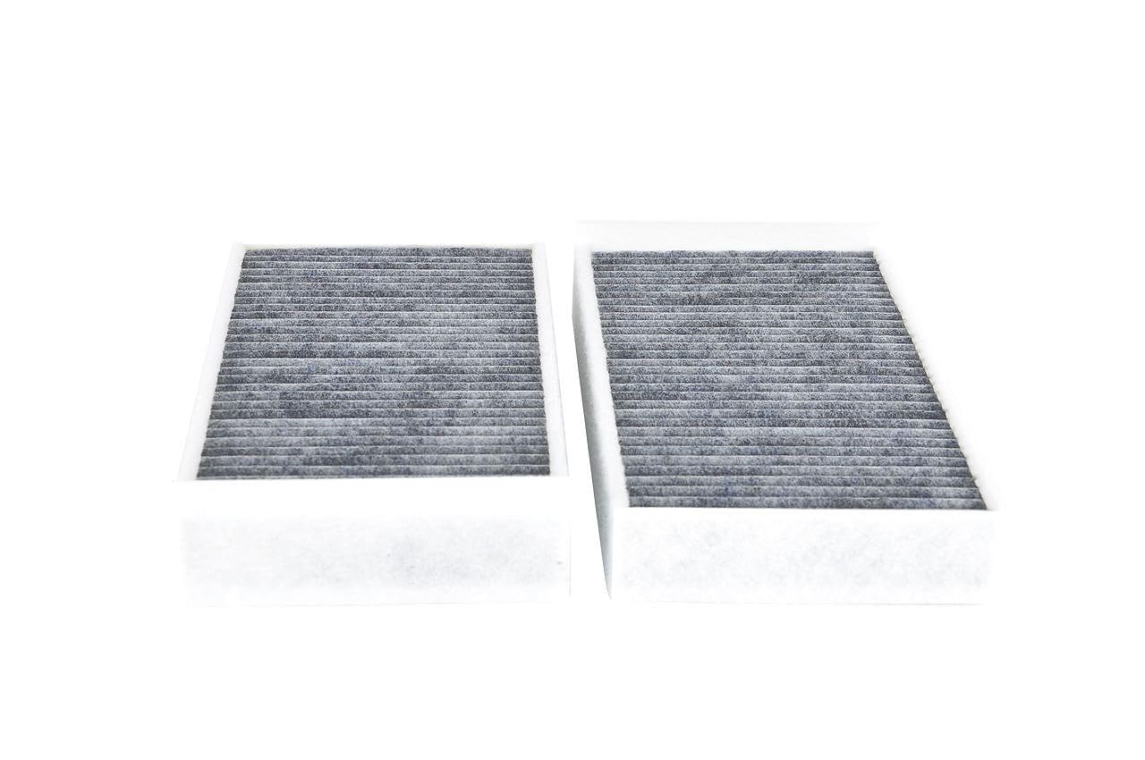 Bosch Filtro Abitacolo ai Carboni Attivi R5582, Filtro di Ricambio - Contro cattivi odori, polline e polvere per un'aria più pulita all'interno del veicolo - 2 Filtri