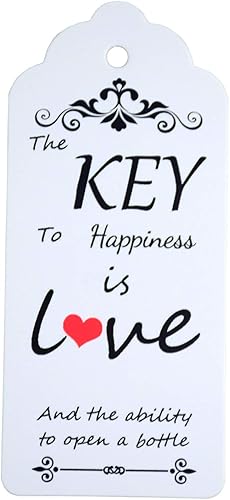 Miniatura 7 de Makhry Juego de 50 piezas de regalo de recuerdo de boda, caja de caramelos, diseño de esqueleto vintage, abrebotellas, tarjeta de regalo de