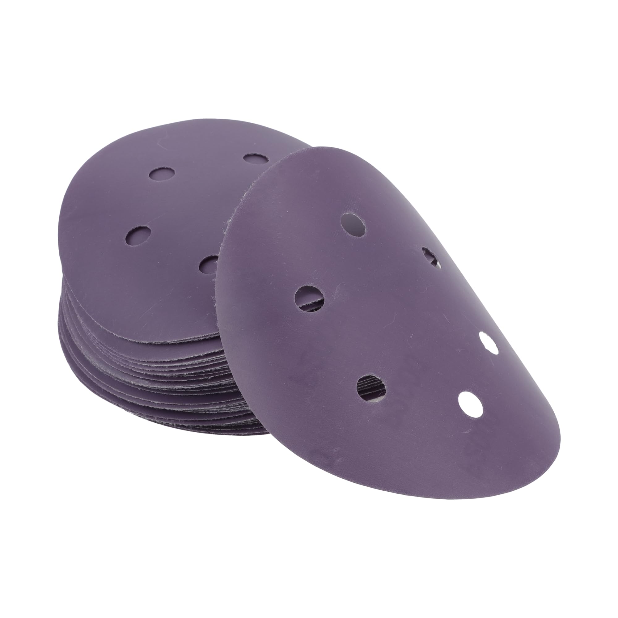 VekAuto 50 Pcs Sanding Discs, 6" 6 Hole 2000 Grit Hook and Loop Sandpaper Universal for Metal,Wood