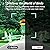 Smart Bird Feeder with Camera for Outdoors,Window Bird Feeder Camera with AI Auto Capture Bird Videos & Motion Detection, Solar Panel for Wild Bird Watching, Ideal Gift for Bird Lover,Green