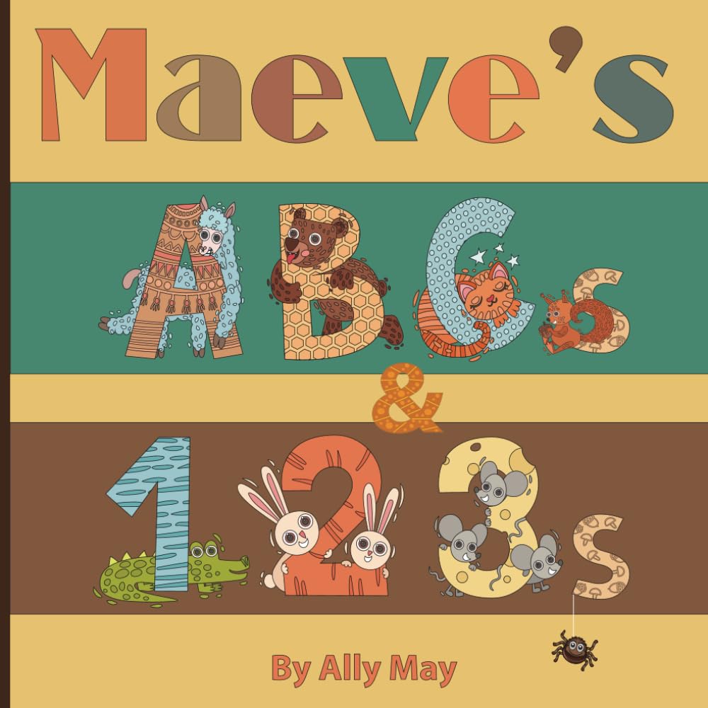 Maeve's ABCs and 123s: Adorable Animal Alphabet and Numbers is a perfect gift for baby showers and birthdays