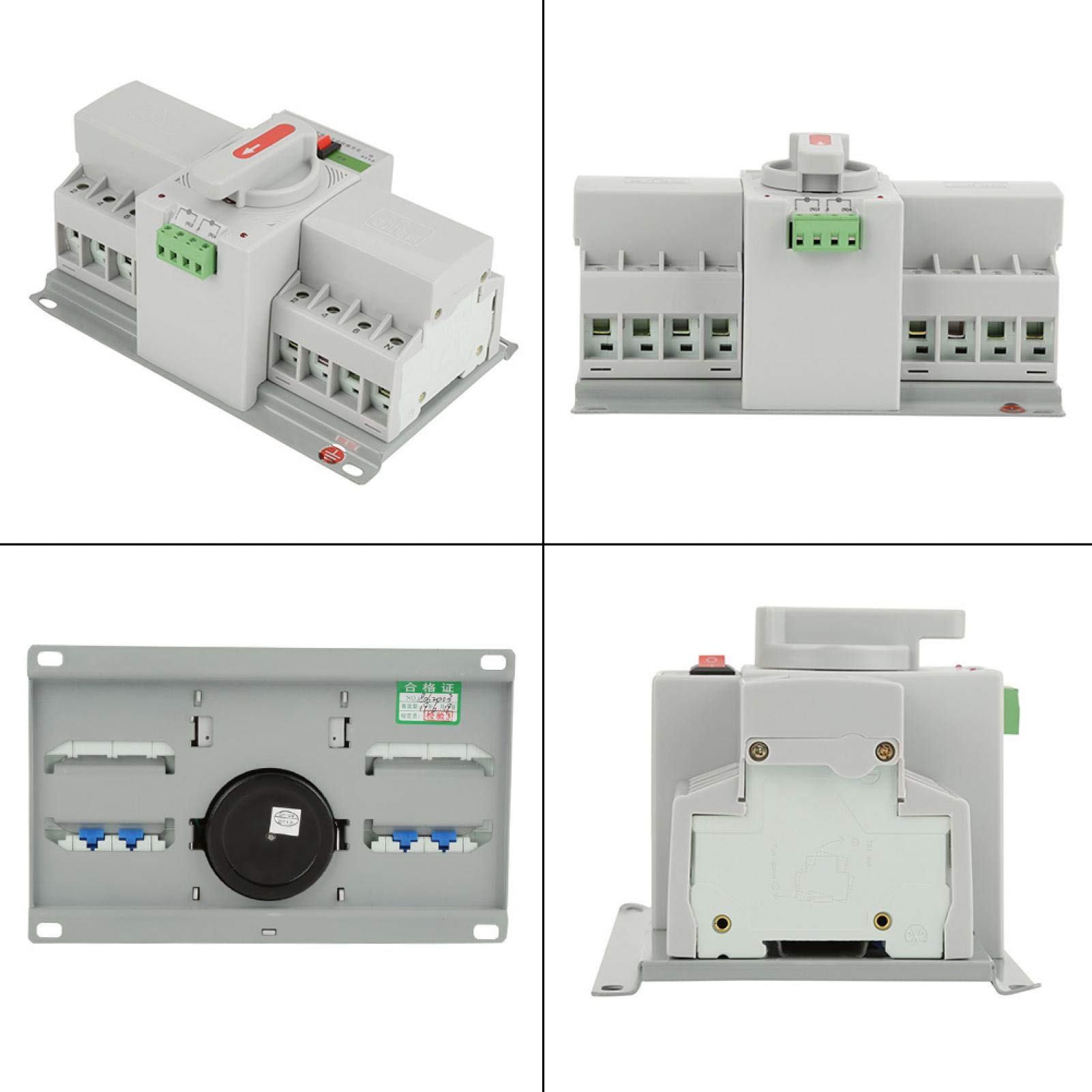 Interruttore Trasferimento Automatico Doppia Alimentazione ZGQ5-100/4P 220V | Per Emergenza Elettrica | Guida DIN - Foto 2