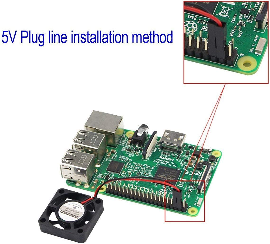 Amazon.co.jp: Treedix 冷却ファン 40x40x10mm DC 12V ブラシレス冷却