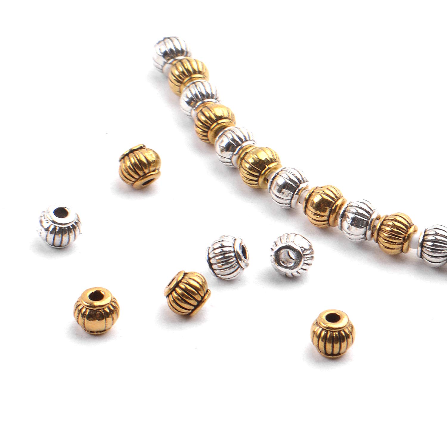 Grand Trou De 150 Tube Perles D'espacement En Alliage Pour Fabrication