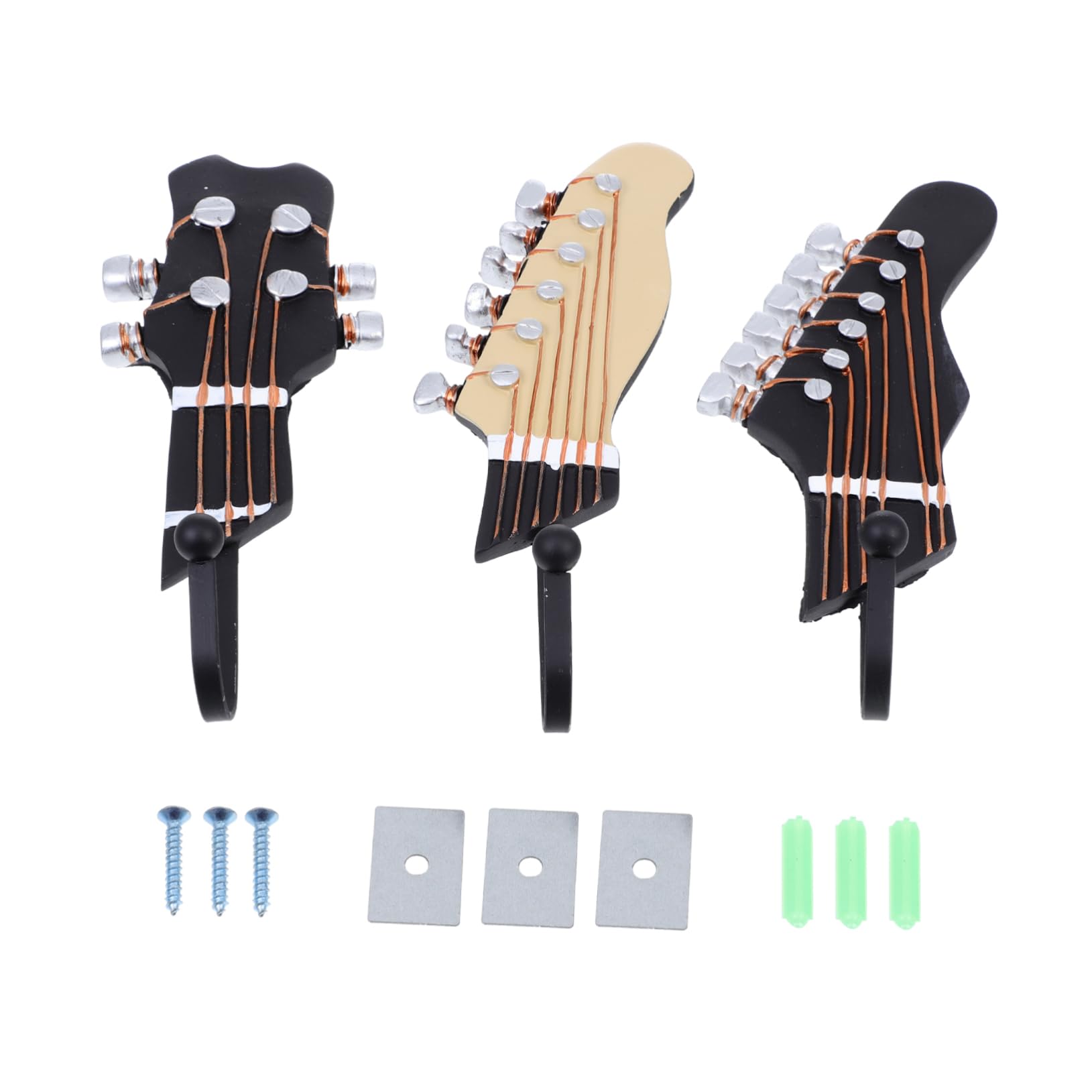 Crochets muraux guitare pour ne plus laisser traîner vos vêtements