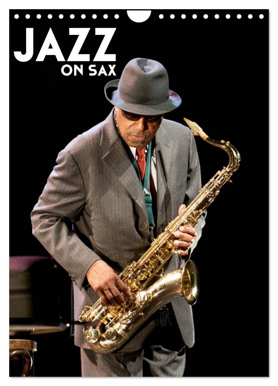 Calendrier Saxophone 2025 CALVENDO pour planifier avec style
