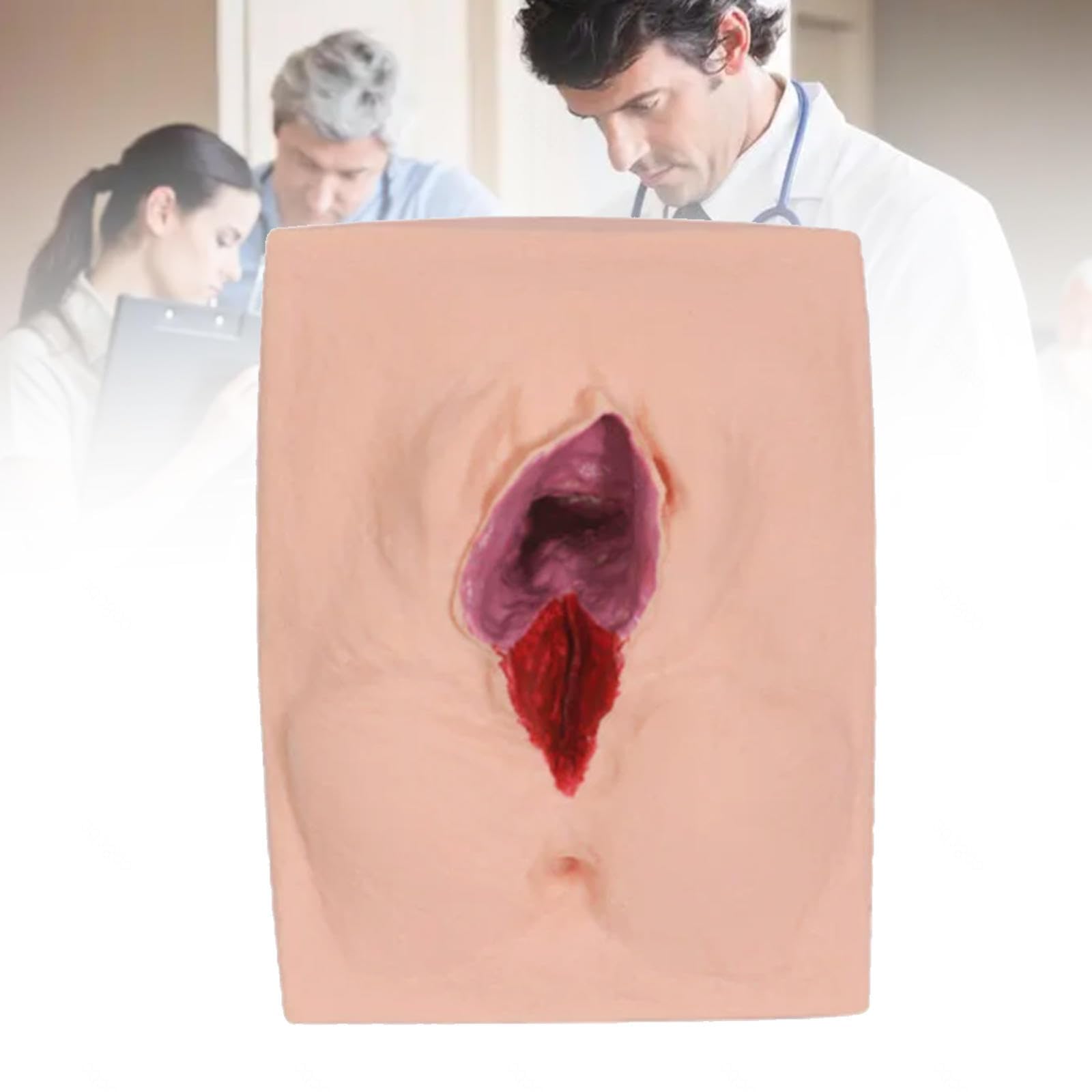Vulvar Suture Practice Model, Advanced Episiotomy Training, Reusable for Medical Schools,3PCS