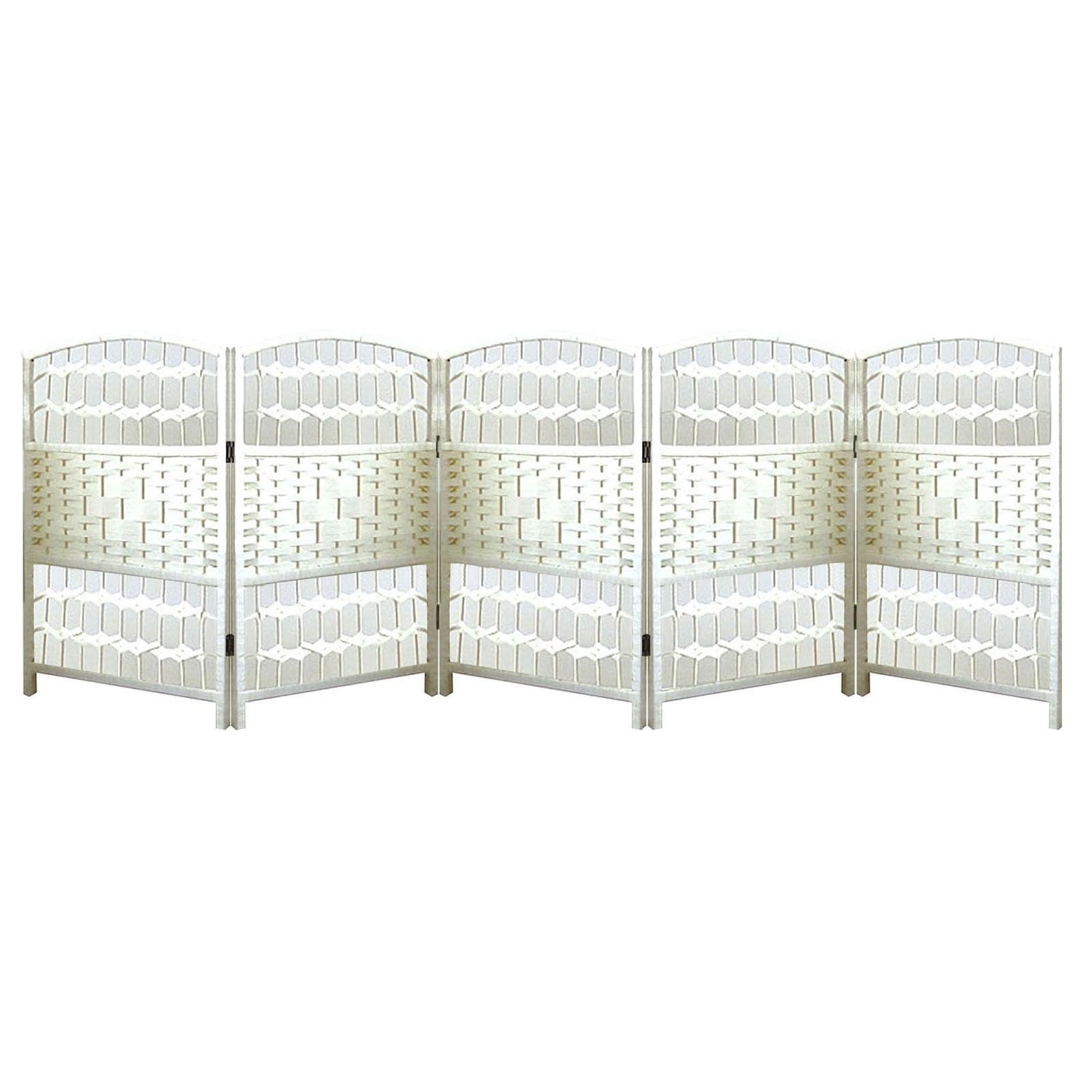 Cloison de séparation pliable blanche pour isoler un lit en dortoir