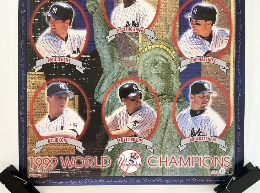 Amazon.com: Vintage Original NY Yankees 1999 Champions Poster 90s