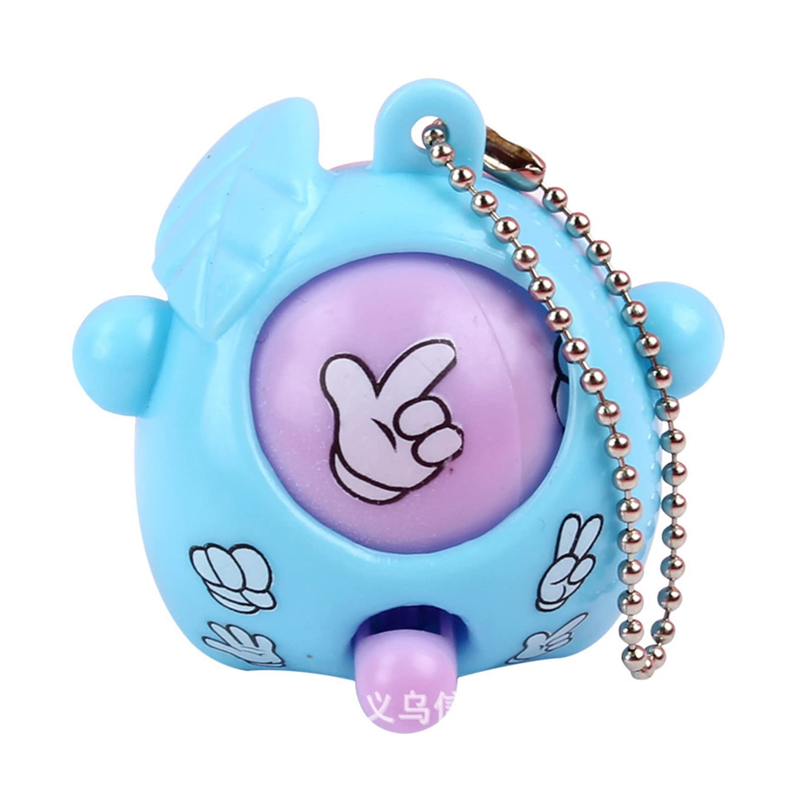 12 Mini Jouets Fidget Pierre-feuille-ciseaux TIVUNORON - Porte-clés En Forme D'œuf, Pour Enfants 4-8 Ans