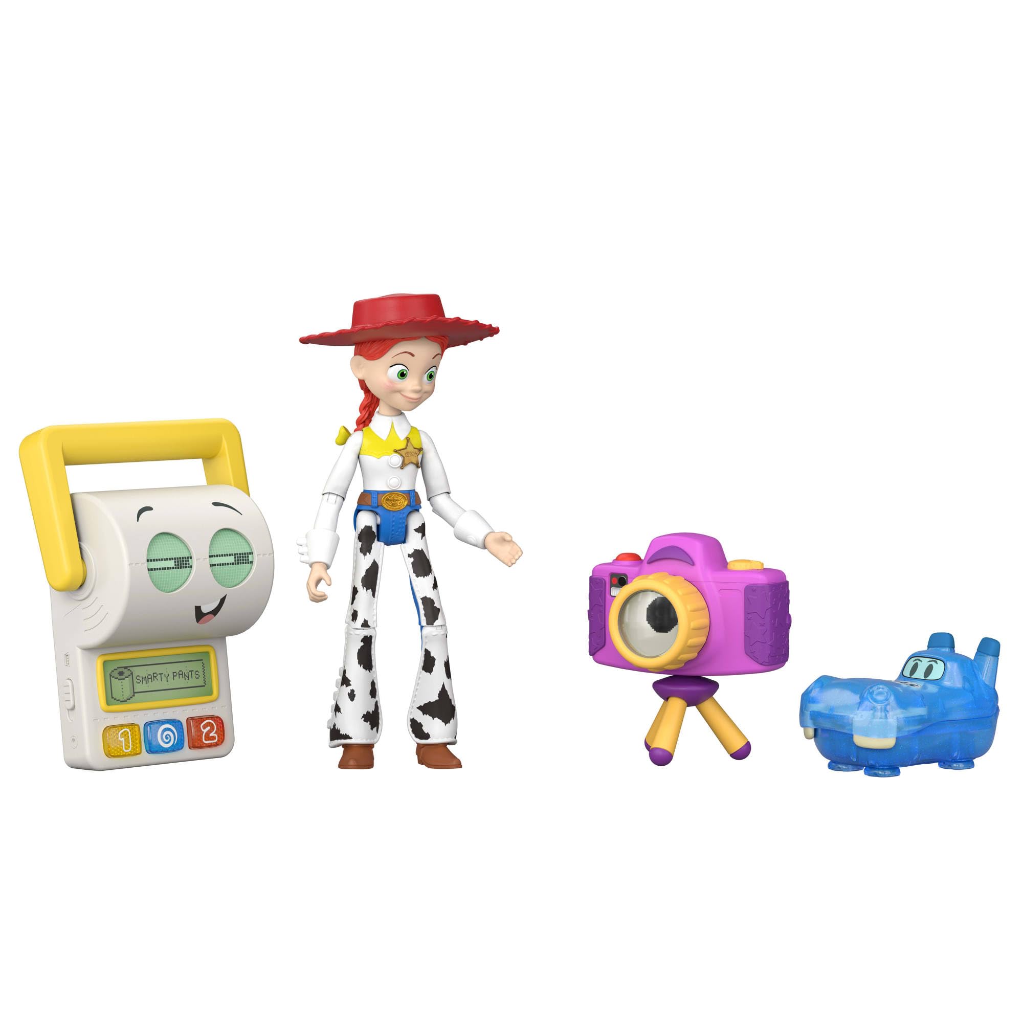 Mattel Disney Pixar Toy Story 5 Actionfiguren-Multipack, ca. 18 cm groß, bewegliche Spielzeuge im filmgetreuen Design, Jessie und das Double A Team, JLR69 | JLR69 Actionfiguren, 18 cm, beweglich, Filmgetreu