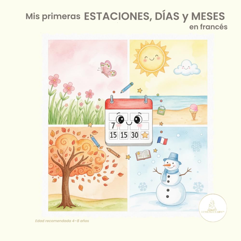Mis primeras estaciones, días y meses en francés