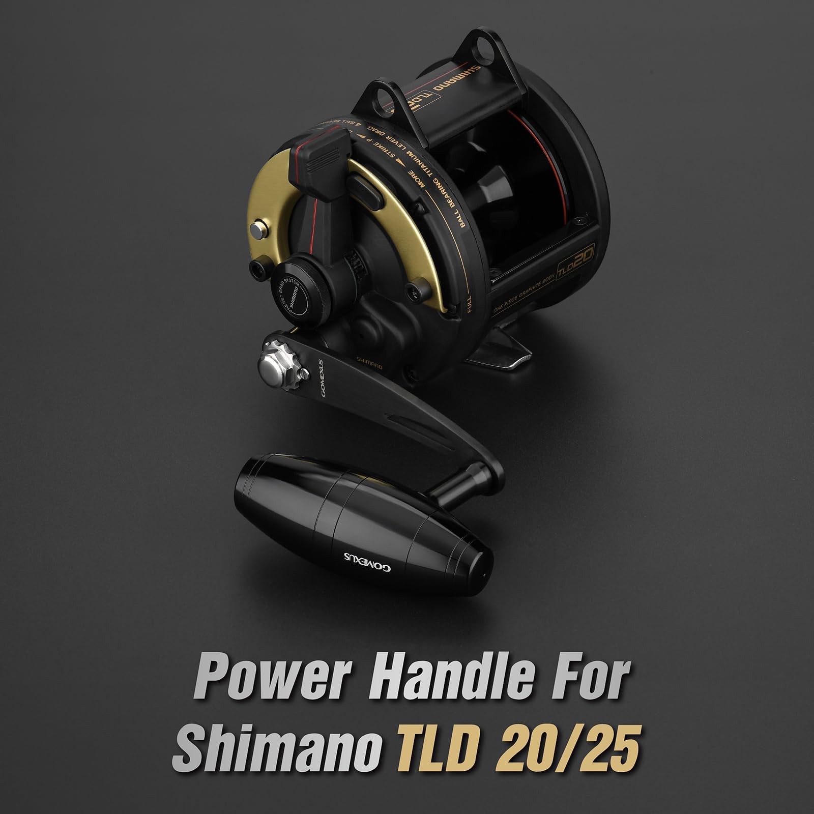 Amazon.com: GOMEXUS Power Handle for Shimano TLD 20 25 Fishing