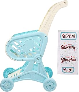 Hohopeti 1 PC Simulação Carrinho De Compras Carrinho De Compras Do Bebê Boneca Para Mujer Crianças Carrinho Ornamentos Casa De Bonecas Fingir Jogar Brinquedos Em Miniatura Carrinho De