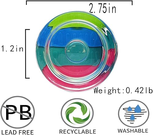 Miniatura 3 de Juego de 6 tarros de fermentación para frascos de boca ancha, 6 tapas de fermentación de acero inoxidable con 6 esclusas y 6 vasos de peso (tarros