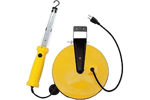 BAYCO SL-866 Retractable LED Work Light for Garage or Shop