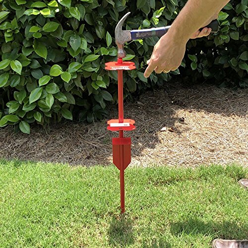 Addresses Of Distinction White Address Post – 32” Tall Address Marker - Customized Black House Numbers –All Hardware & Stake Included – Help Emergency Vehicles Find Your Home (Essex Cap) #TOP3